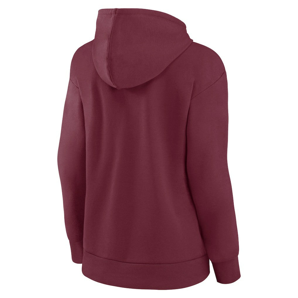 Washington Commanders Women's Primary Logo Pullover Hoodie - Burgundy - NFL