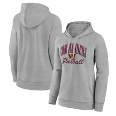 Washington Commanders Women's Victory Script Pullover Hoodie - Gray - NFL