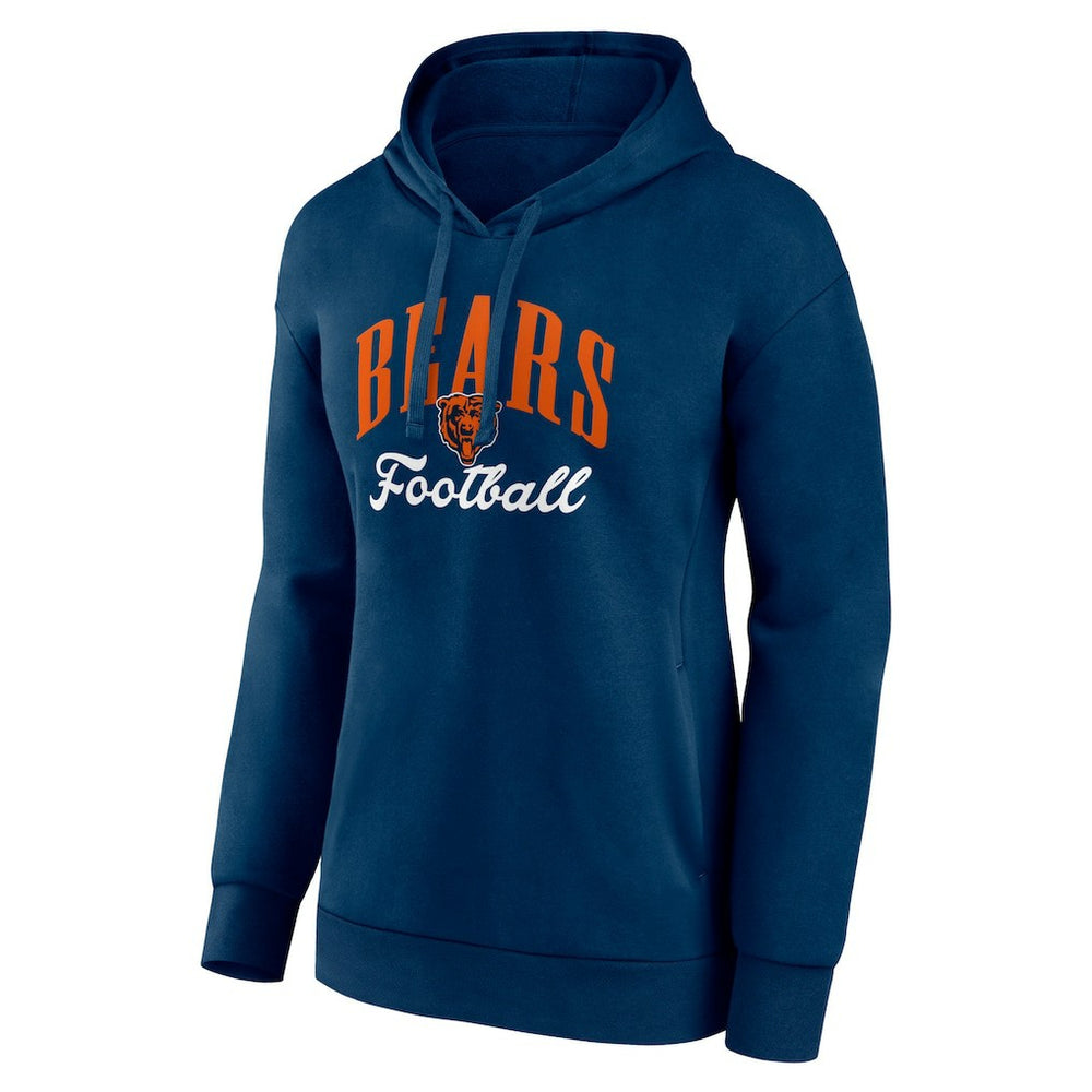 Chicago Bears Women's Victory Script Pullover Hoodie - Navy - NFL