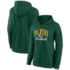 Green Bay Packers Women's Victory Script Pullover Hoodie - Green - NFL