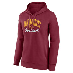 Washington Commanders Women's Victory Script Pullover Hoodie - Burgundy - NFL