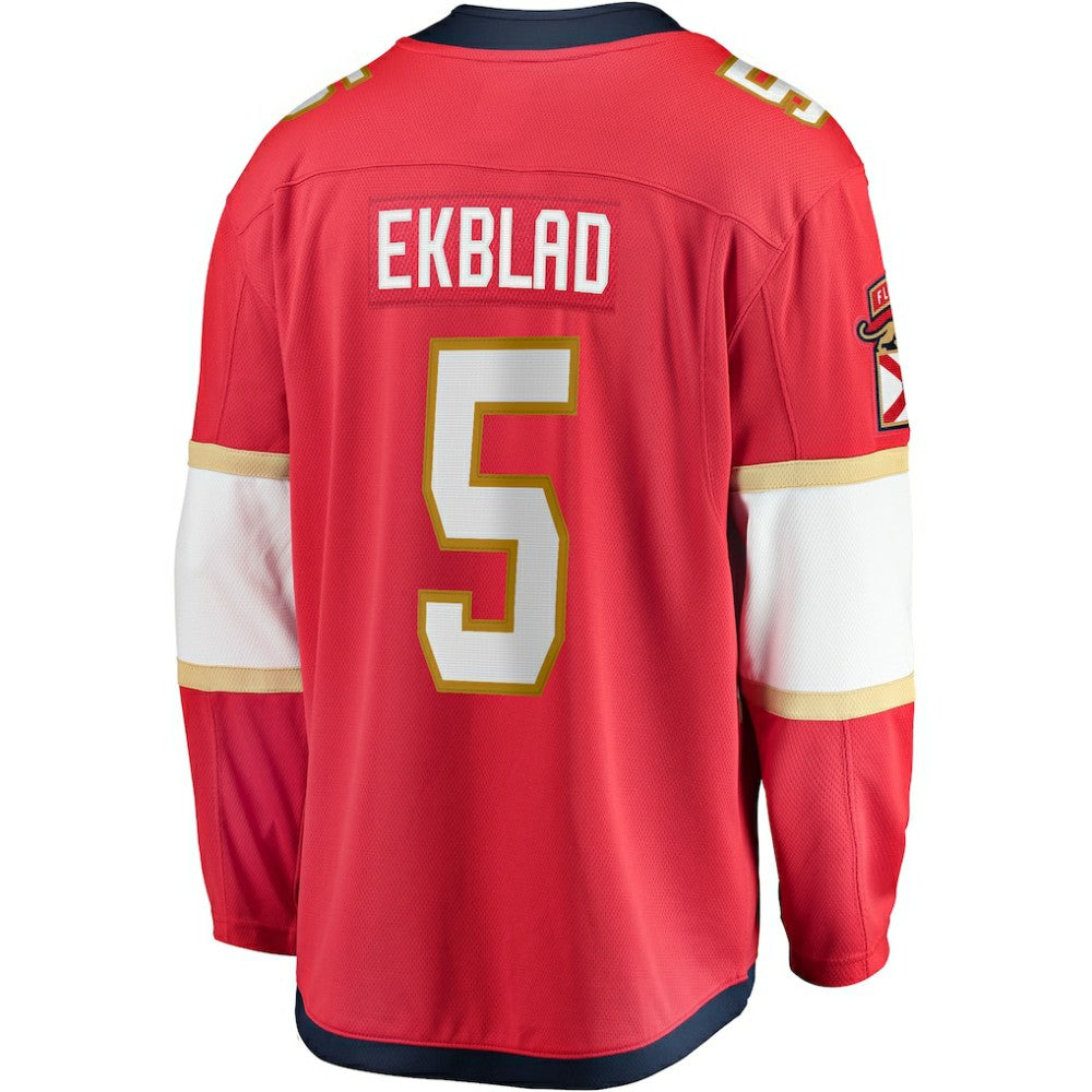 Aaron Ekblad Florida Panthers Fanatics Home Team Breakaway Player Jersey - Red | Fanatics Lifestyle