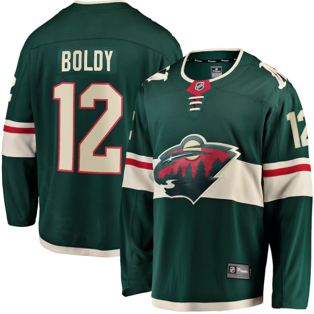 Matthew Boldy Minnesota Wild Fanatics Home Breakaway Player Jersey - Green | Fanatics Lifestyle
