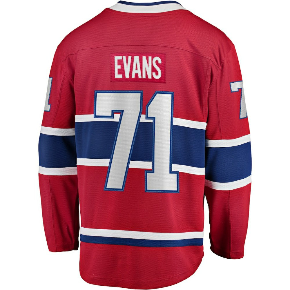 Jake Evans Montreal Canadiens Fanatics Home Breakaway Player Jersey - Red | Fanatics discount