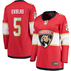 Aaron Ekblad Florida Panthers Fanatics Women's Home Team Breakaway Player Jersey - Red | Fanatics discount