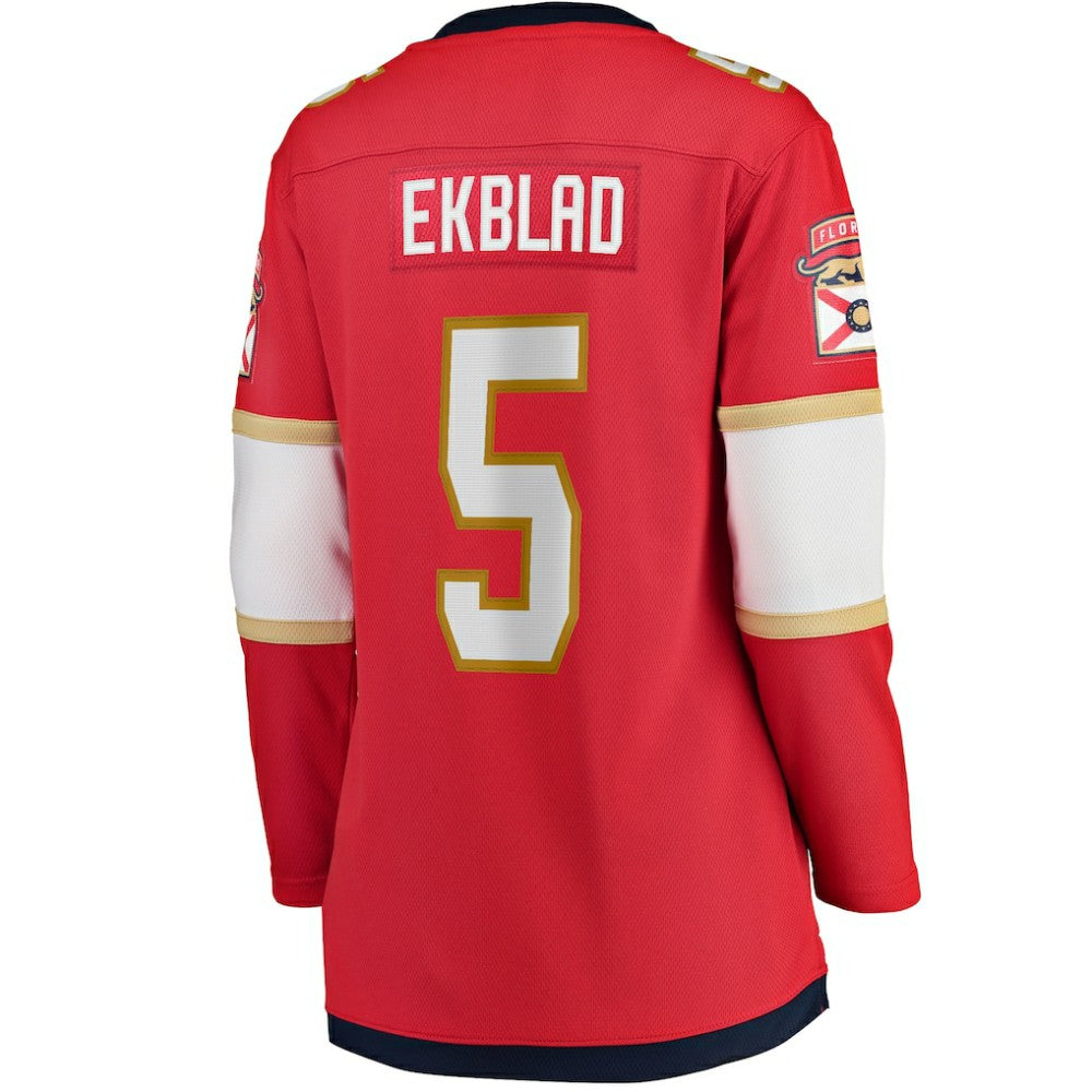 Aaron Ekblad Florida Panthers Fanatics Women's Home Team Breakaway Player Jersey - Red | Fanatics discount