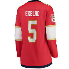 Aaron Ekblad Florida Panthers Fanatics Women's Home Team Breakaway Player Jersey - Red | Fanatics discount