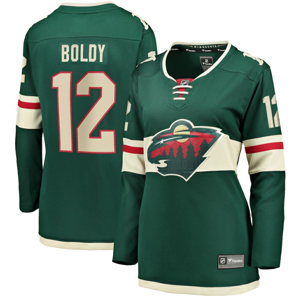 Matthew Boldy Minnesota Wild Fanatics Women's Home Breakaway Player Jersey - Green | Fanatics online