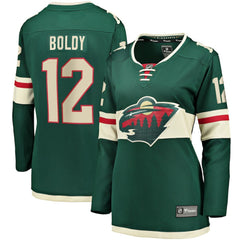 Matthew Boldy Minnesota Wild Fanatics Women's Home Breakaway Player Jersey - Green | Fanatics online