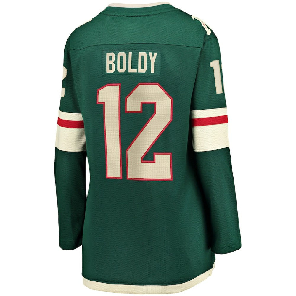 Matthew Boldy Minnesota Wild Fanatics Women's Home Breakaway Player Jersey - Green | Fanatics online