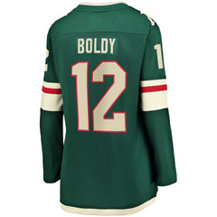 Matthew Boldy Minnesota Wild Fanatics Women's Home Breakaway Player Jersey - Green | Fanatics online