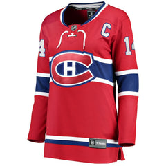 Nick Suzuki Montreal Canadiens Fanatics Women's Home Captain Patch Breakaway Player Jersey - Red | Fanatics Clearance