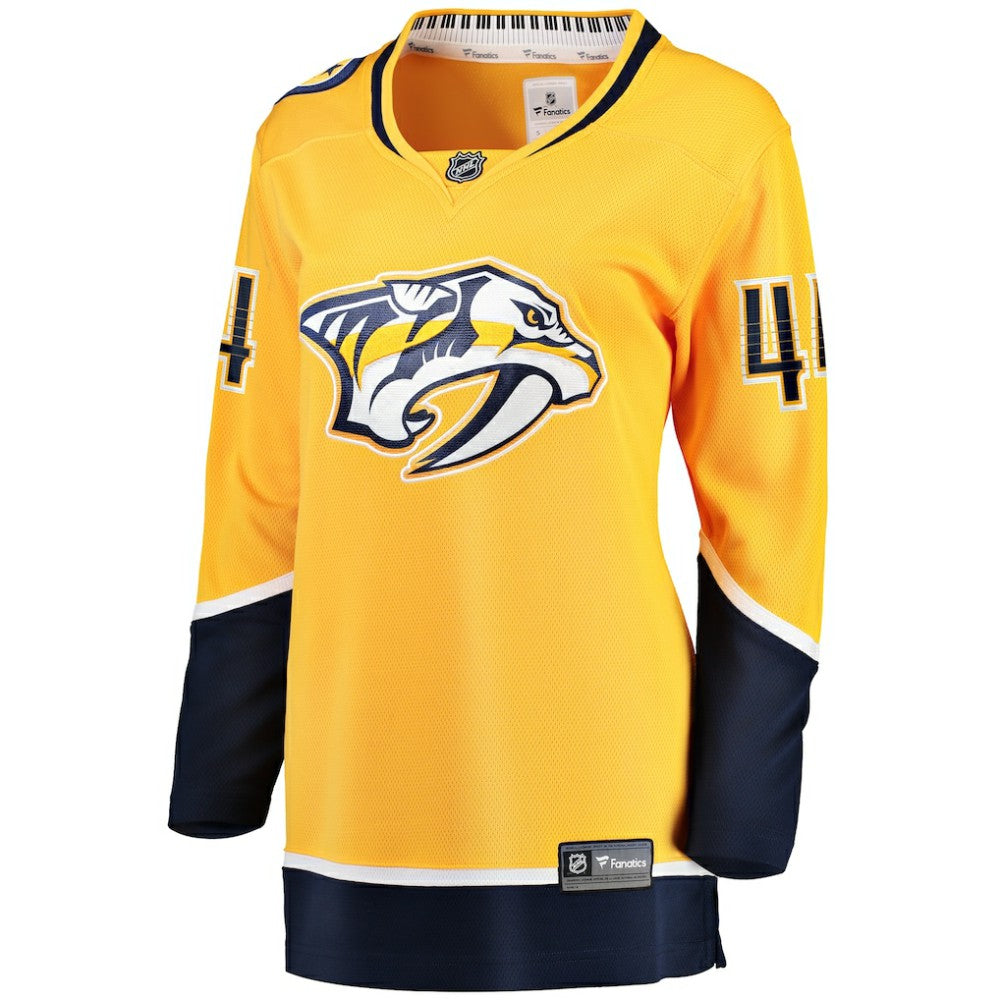 Kiefer Sherwood Nashville Predators Fanatics Women's Home Breakaway Player Jersey - Gold | Fanatics online