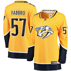 Dante Fabbro Nashville Predators Fanatics Women's Home Breakaway Player Jersey - Gold | Fanatics online