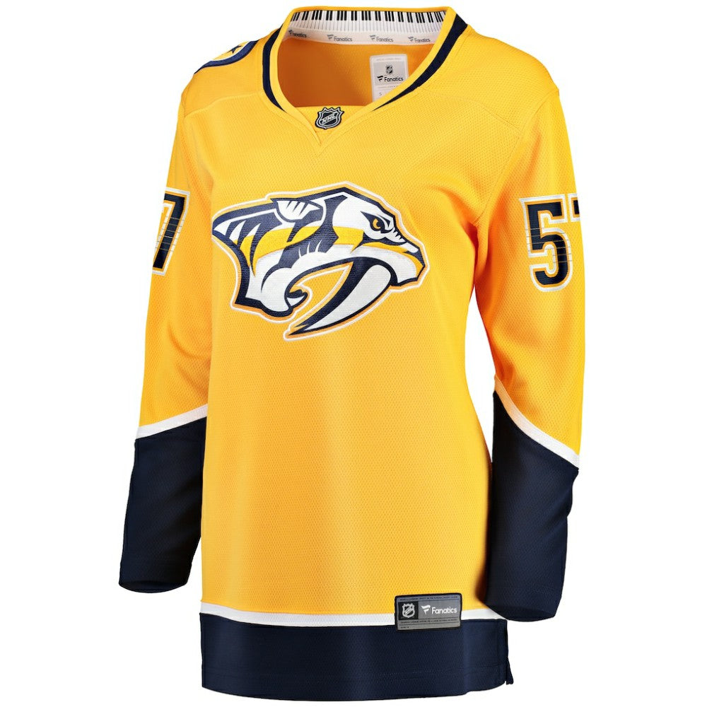 Dante Fabbro Nashville Predators Fanatics Women's Home Breakaway Player Jersey - Gold | Fanatics online