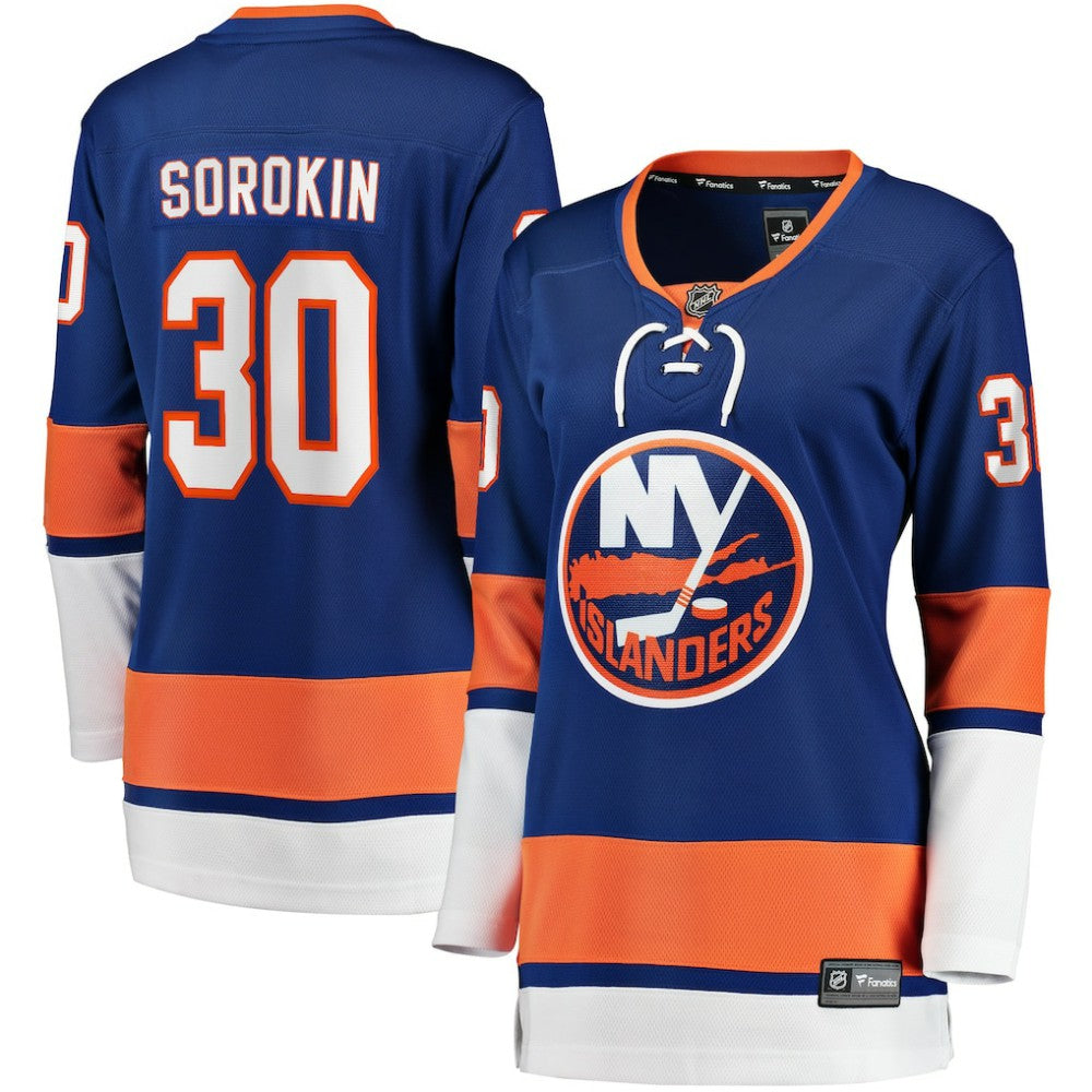 Ilya Sorokin New York Islanders Fanatics Women's Home Breakaway Player Jersey - Royal | Fanatics online