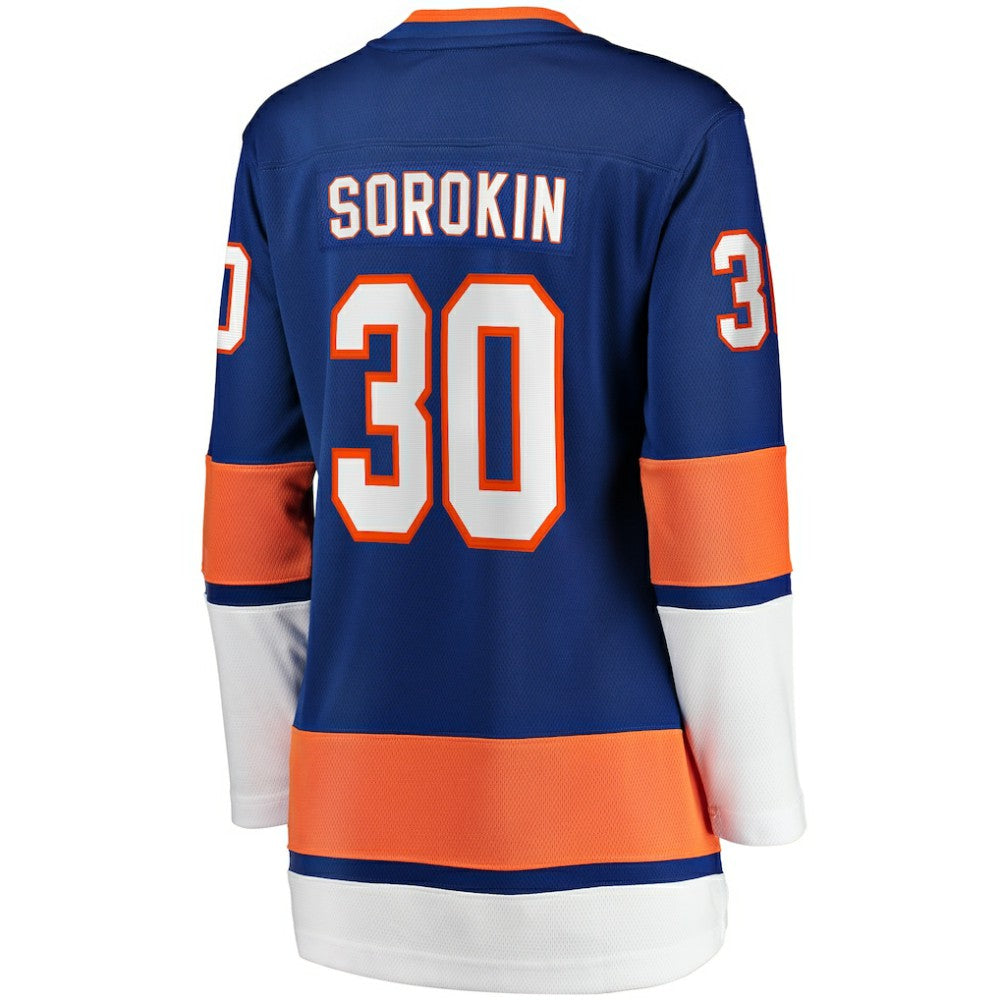 Ilya Sorokin New York Islanders Fanatics Women's Home Breakaway Player Jersey - Royal | Fanatics online