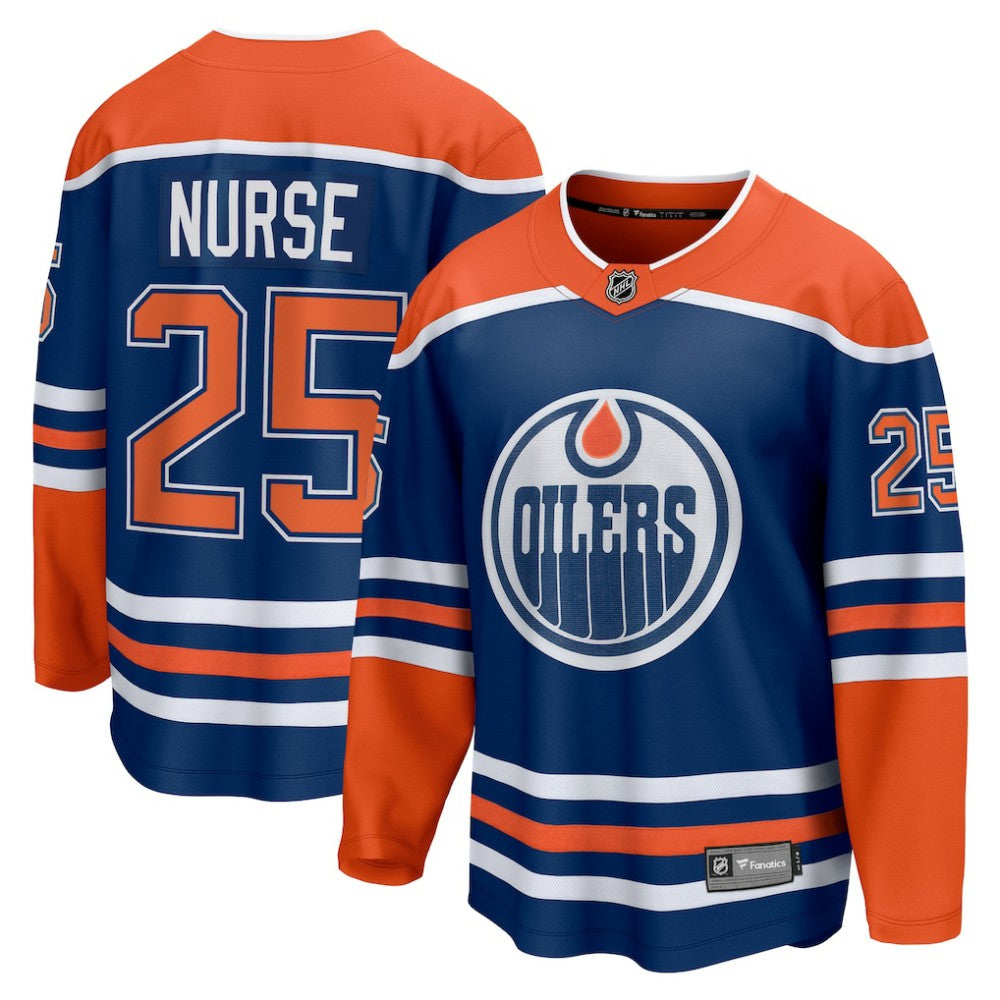 Darnell Nurse Edmonton Oilers Fanatics Home Breakaway Player Jersey - Royal | Fanatics near me