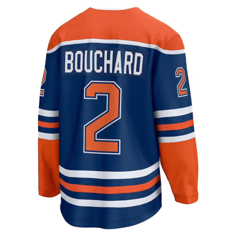 Evan Bouchard Edmonton Oilers Fanatics Home Breakaway Player Jersey - Royal | Fanatics Lifestyle