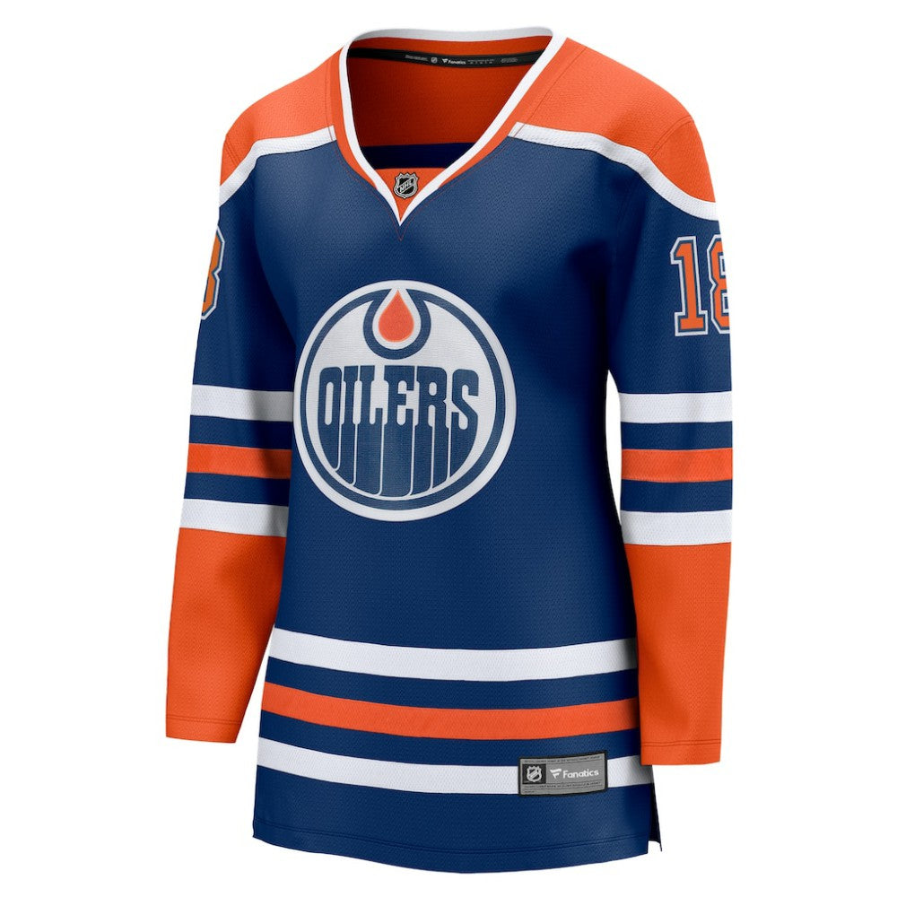 Zach Hyman Edmonton Oilers Fanatics Women's Home Breakaway Player Jersey - Royal | Fanatics discount