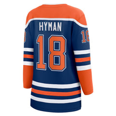 Zach Hyman Edmonton Oilers Fanatics Women's Home Breakaway Player Jersey - Royal | Fanatics discount