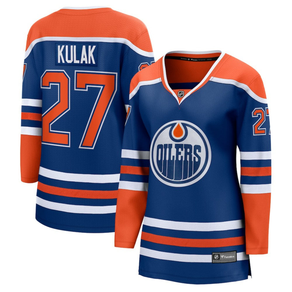 Brett Kulak Edmonton Oilers Fanatics Women's Home Breakaway Player Jersey - Royal | Fanatics discount
