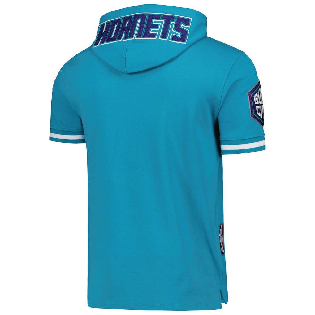 LaMelo Ball Charlotte Hornets Pro Standard Name & Number Short Sleeve Pullover Hoodie Teal