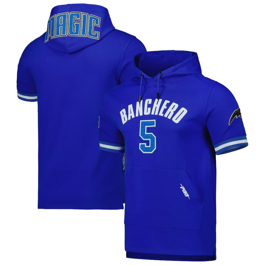 Paolo Banchero Orlando Magic Pro Standard Name & Number Short Sleeve Pullover Hoodie Royal