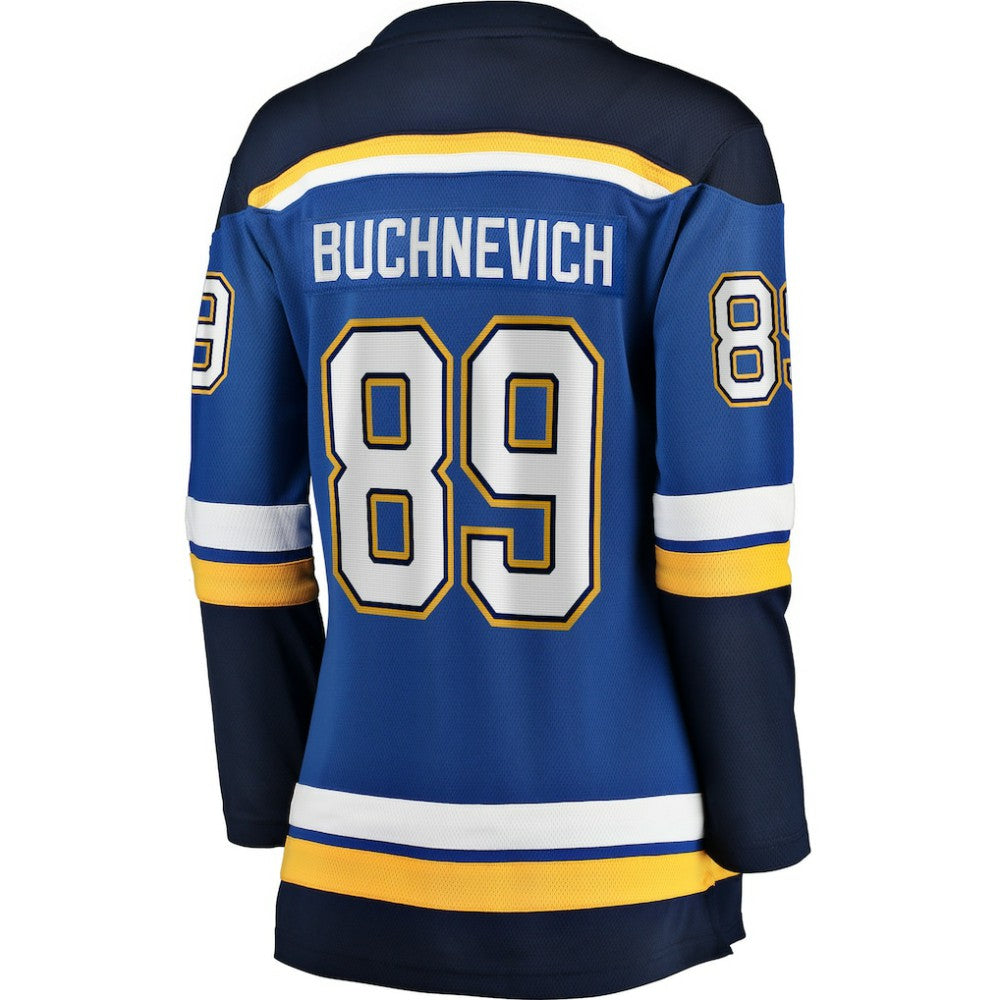 Pavel Buchnevich St. Louis Blues Fanatics Women's Home Breakaway Player Jersey - Blue | Fanatics Lifestyle