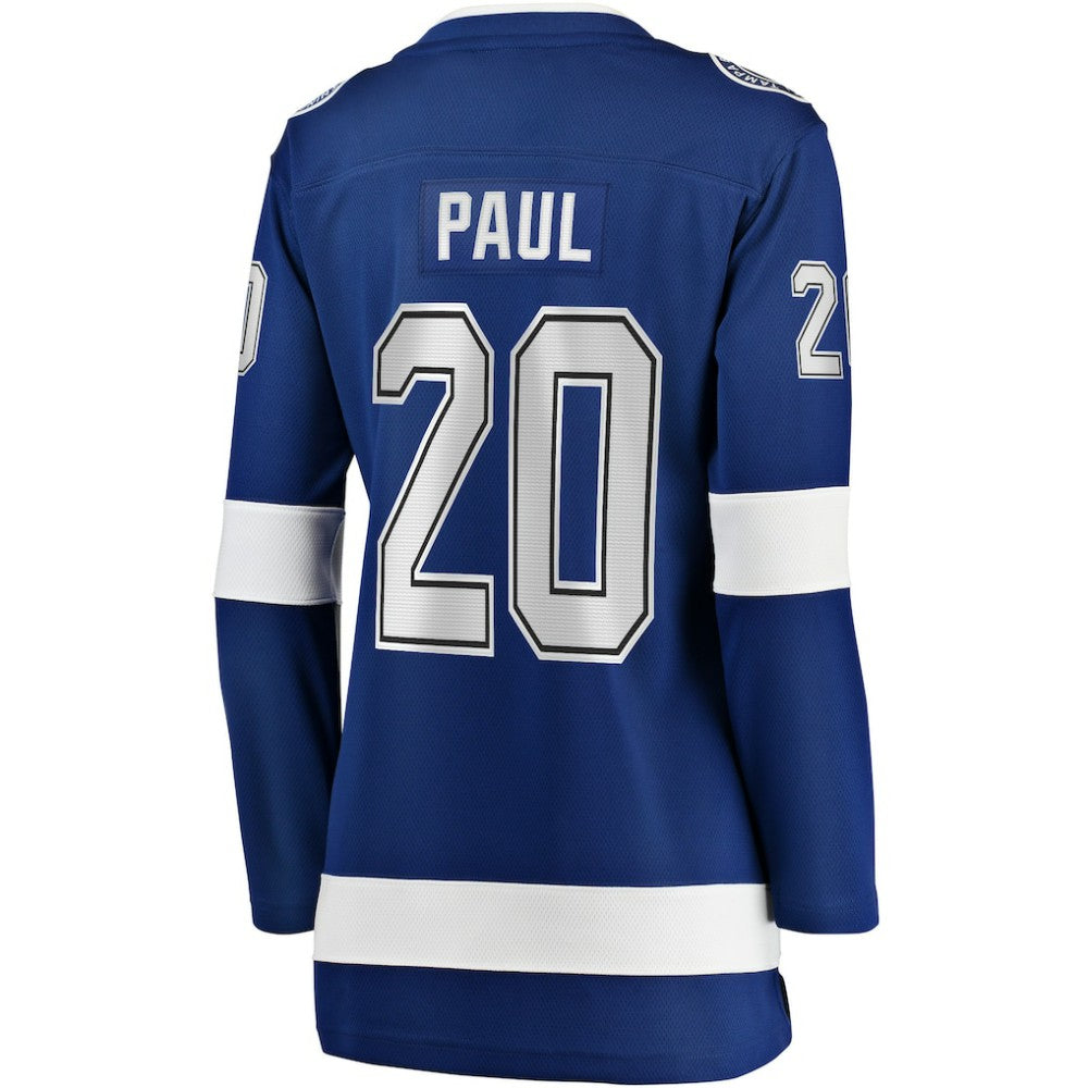 Nicholas Paul Tampa Bay Lightning Fanatics Women's Home Breakaway Player Jersey - Blue | Fanatics Clearance