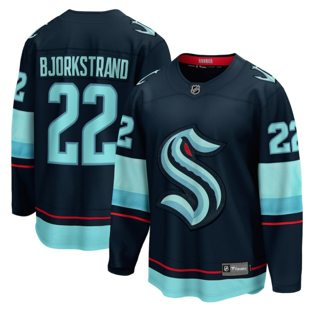 Oliver Bjorkstrand Seattle Kraken Fanatics Home Breakaway Player Jersey - Deep Sea Blue | Fanatics on sale