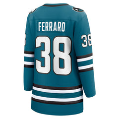 Mario Ferraro San Jose Sharks Fanatics Women's Home Breakaway Player Jersey - Teal | Fanatics on sale