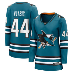 Marc-Edouard Vlasic San Jose Sharks Fanatics Women's Home Breakaway Player Jersey - Teal | Fanatics discount