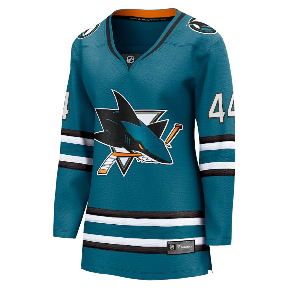 Marc-Edouard Vlasic San Jose Sharks Fanatics Women's Home Breakaway Player Jersey - Teal | Fanatics discount