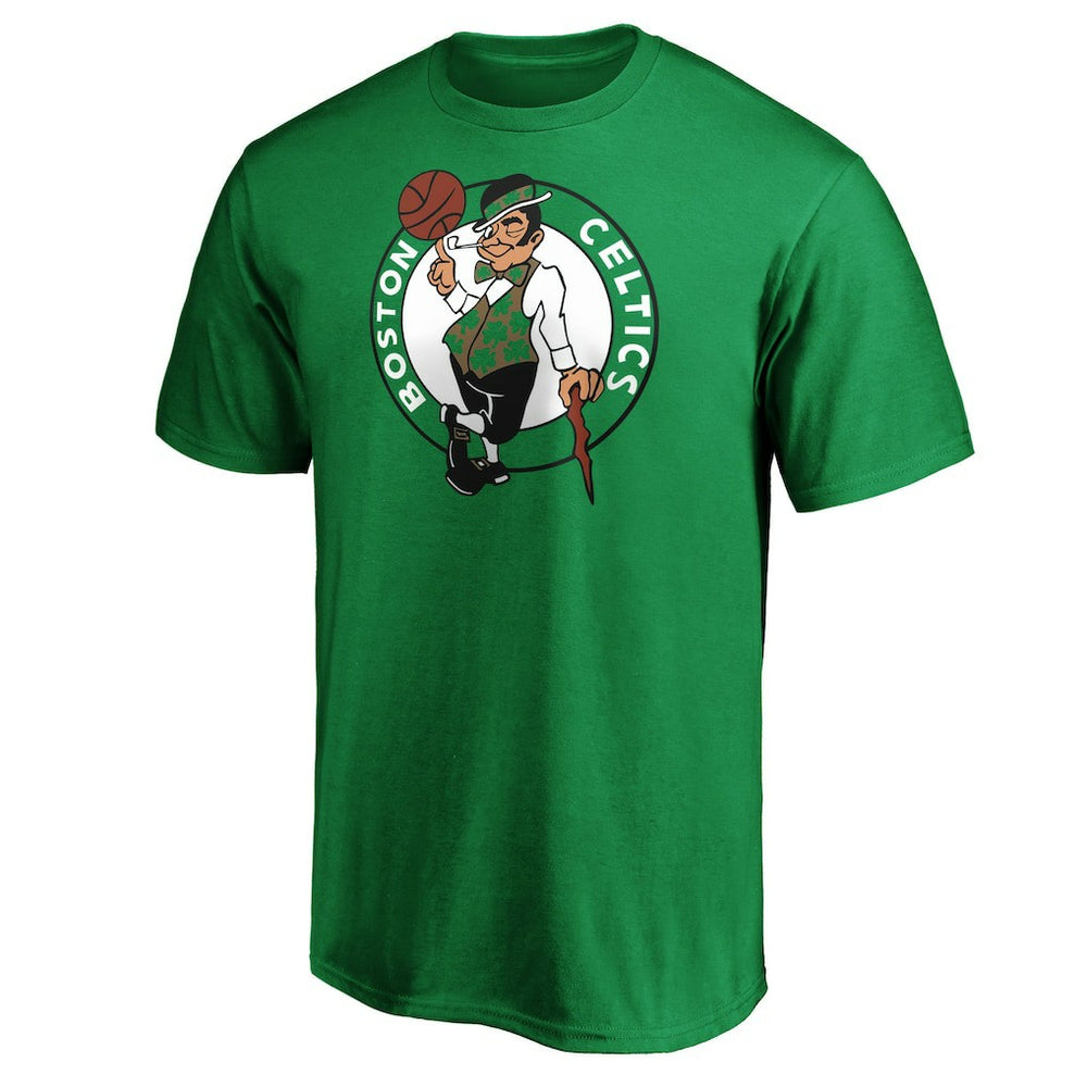 Jaylen Brown Boston Celtics Playmaker Name & Number Logo T-Shirt Kelly Green