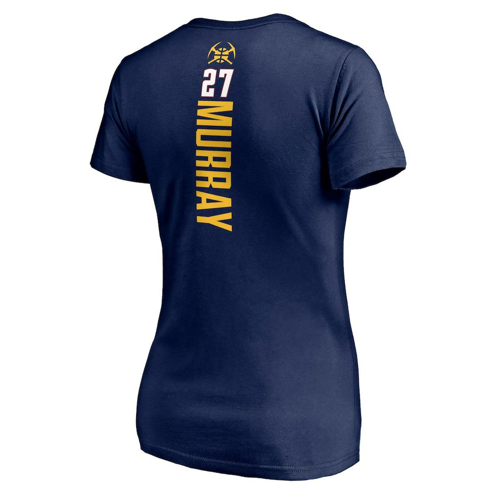 Jamal Murray Denver Nuggets Women's Playmaker Name & Number V-Neck T-Shirt Navy