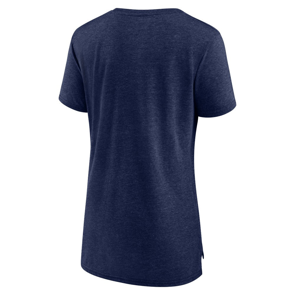 Cleveland Guardians Women's Official Wordmark Tri-Blend T-Shirt Outlet