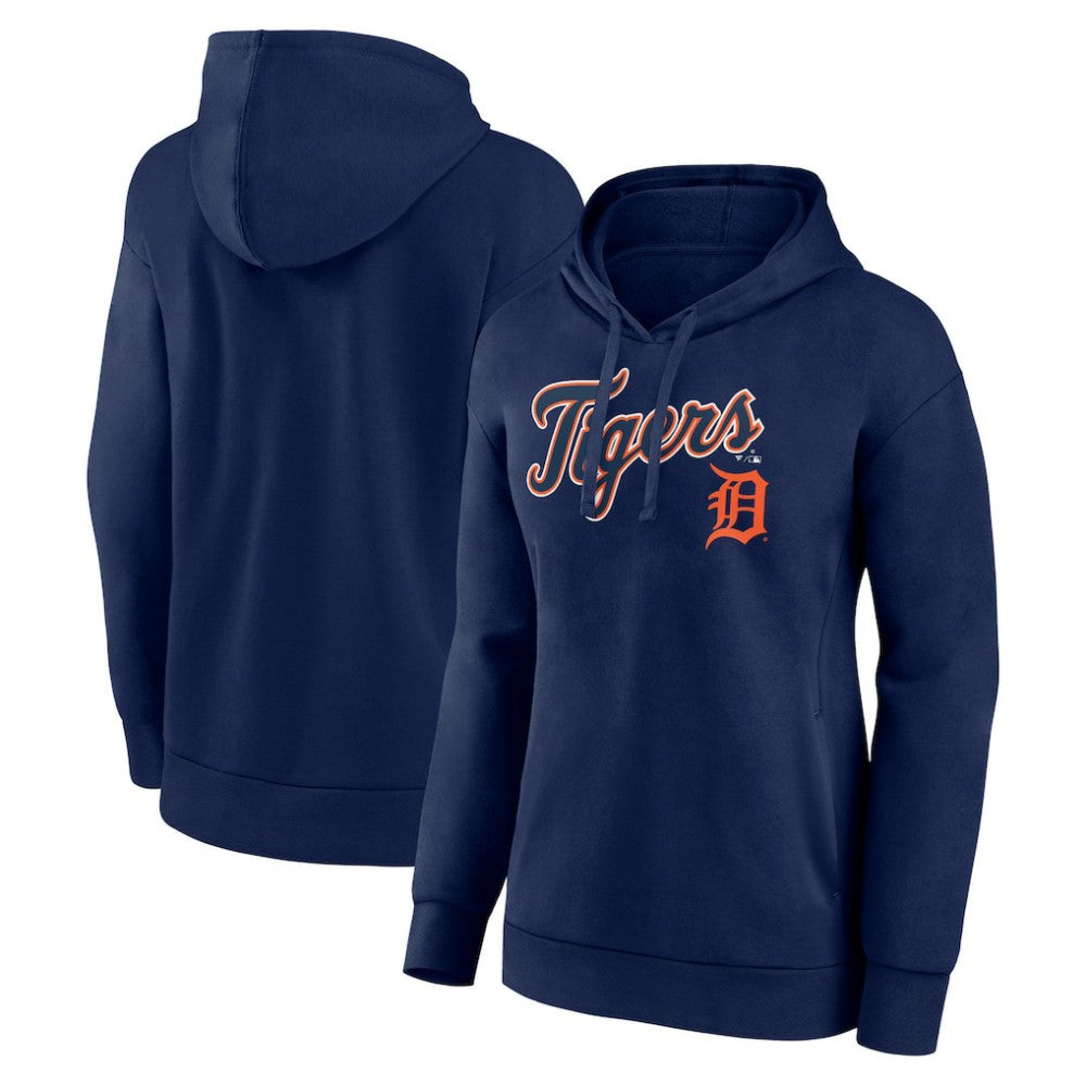 Detroit Tigers Women's Team Logo Lockup Pullover Hoodie Sale