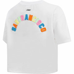San Francisco Giants Pro Standard Women's Washed Neon Cropped Boxy T-Shirt for sale