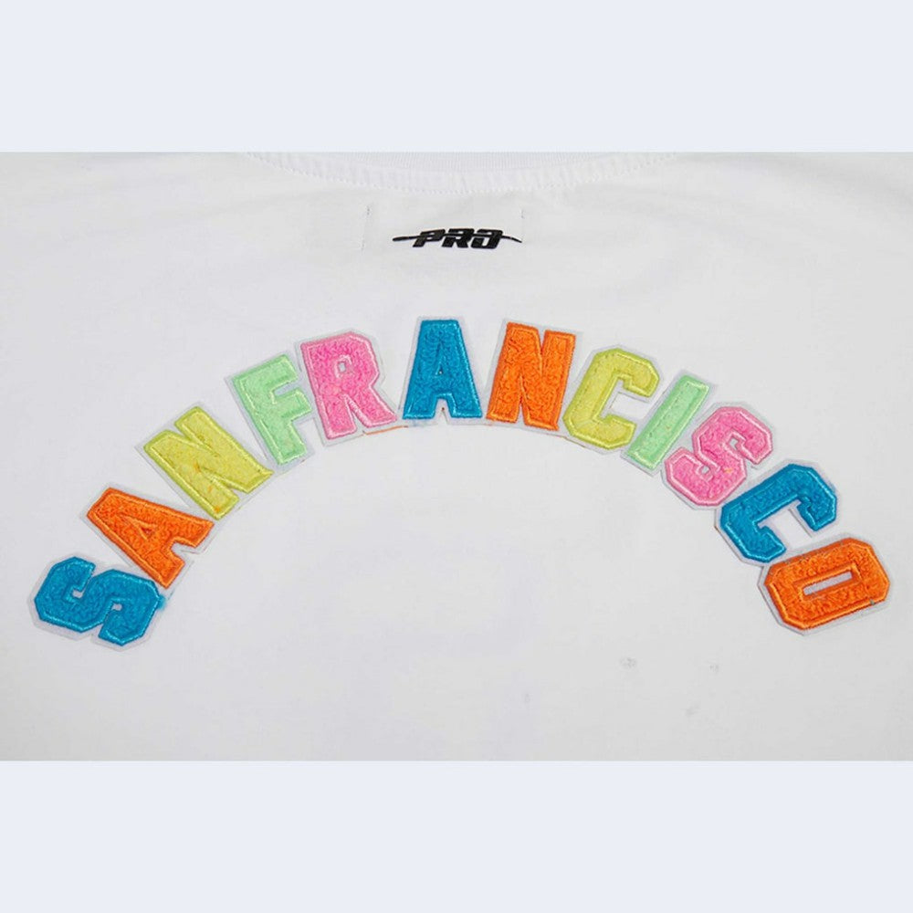 San Francisco Giants Pro Standard Women's Washed Neon Cropped Boxy T-Shirt for sale