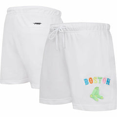 Boston Red Sox Pro Standard Women's Washed Neon Shorts for sale