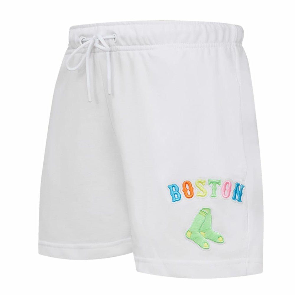 Boston Red Sox Pro Standard Women's Washed Neon Shorts for sale