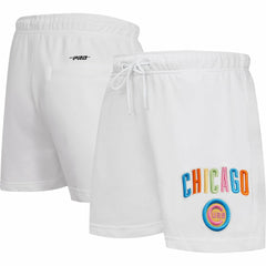 Chicago Cubs Pro Standard Women's Washed Neon Shorts Near Me