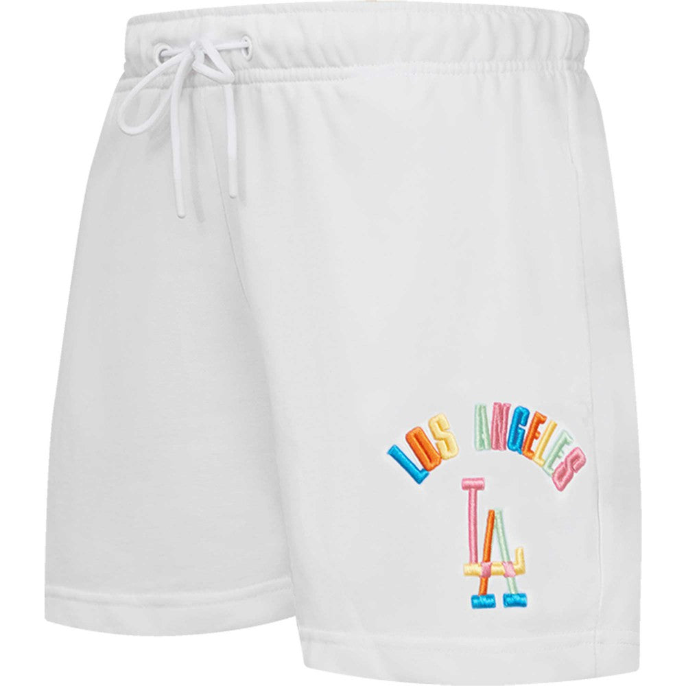 Los Angeles Dodgers Pro Standard Women's Washed Neon Shorts Online