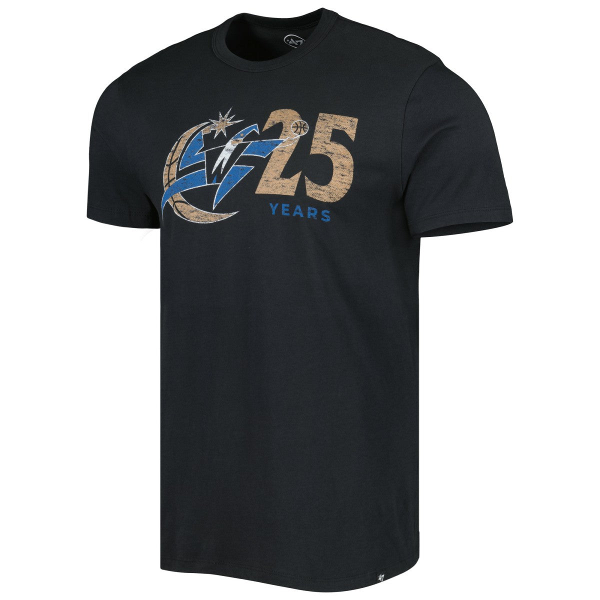 47 brand Washington Wizards '47 25th Anniversary T-Shirt Black