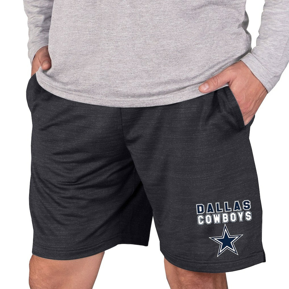 Dallas Cowboys Concepts Sport Bullseye Knit Jam Shorts - Charcoal - NFL