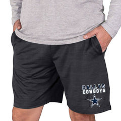 Dallas Cowboys Concepts Sport Bullseye Knit Jam Shorts - Charcoal - NFL