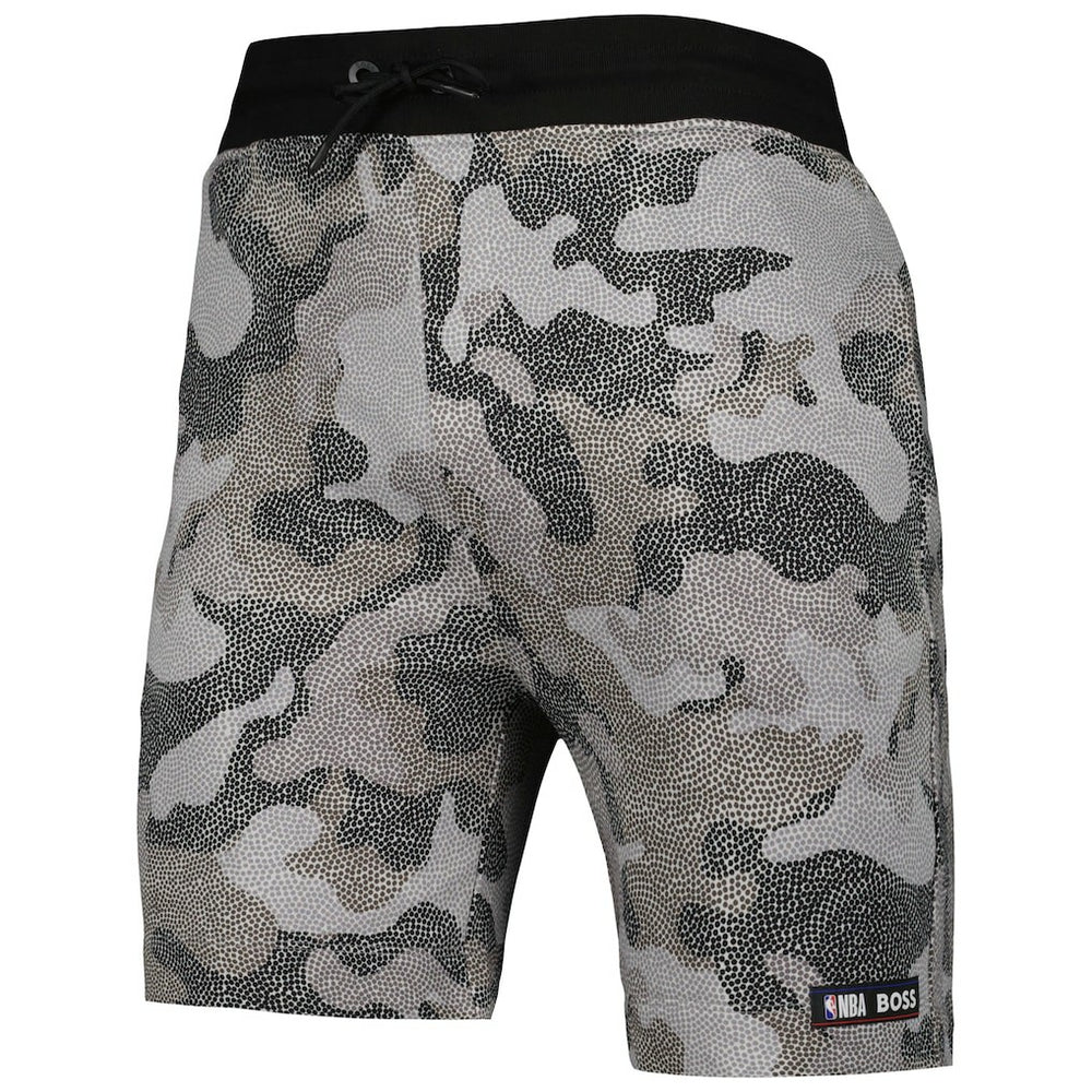 Brooklyn Nets NBA x Hugo Boss Slam Camo Shorts Black