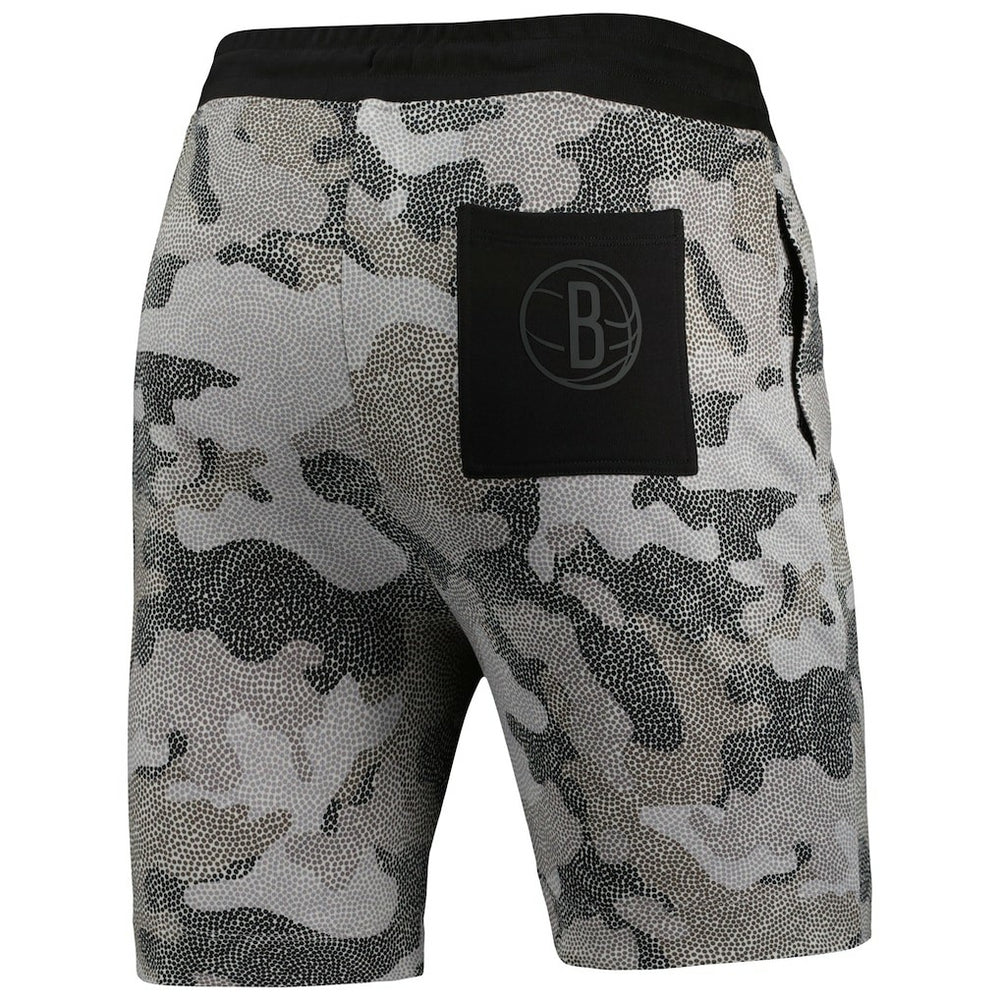 Brooklyn Nets NBA x Hugo Boss Slam Camo Shorts Black
