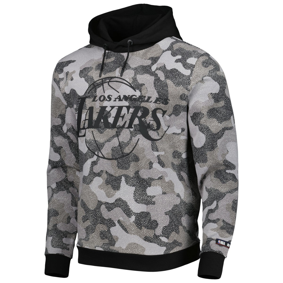Los Angeles Lakers Hugo Boss x NBA Camo Pullover Hoodie Black